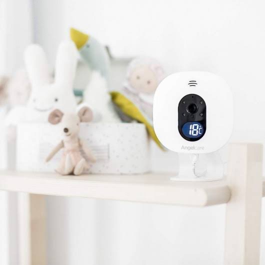 Angelcare AC527 Baby Breathing Monitor with Video, White