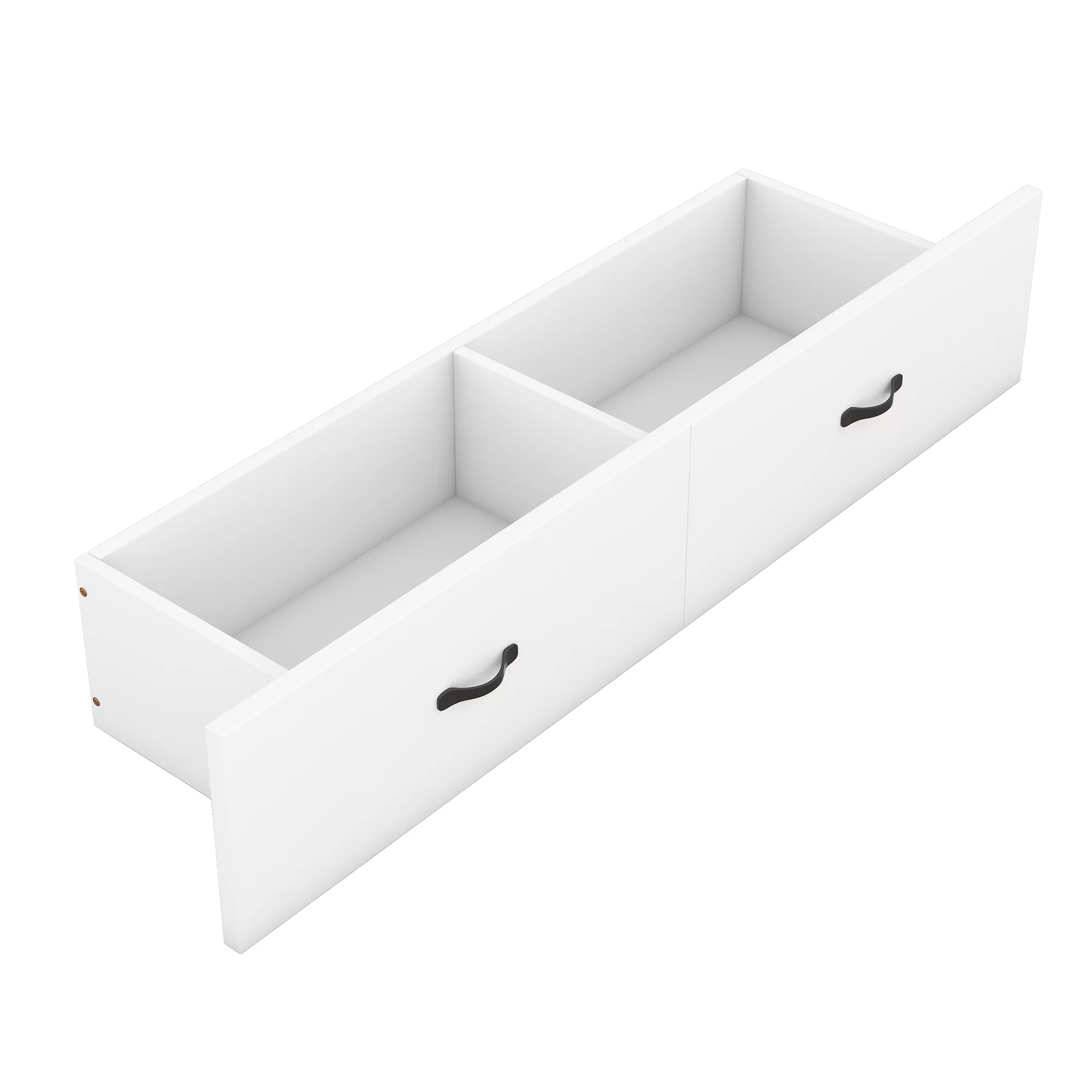 Bellemave Full Size Murphy Bed, Solid Wood Full Murphy Cabinet Bed with USB Port, Easy Fold Modern Murphy Beds with 2 Storage Drawers for Guest Room Home Office (Full,White)