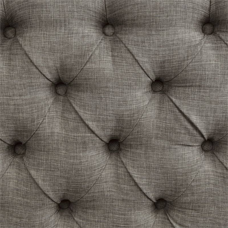 Furniture of America Langly 66x22 Settee in Light Gray