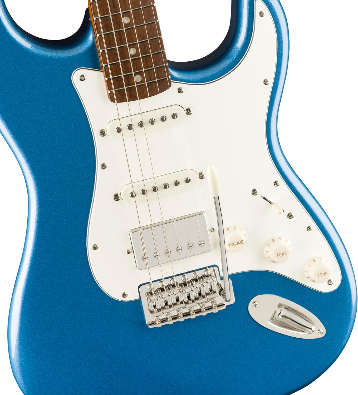 Squier 6 String Solid-Body Electric Guitar, Right, Lake Placid Blue (0374018502)