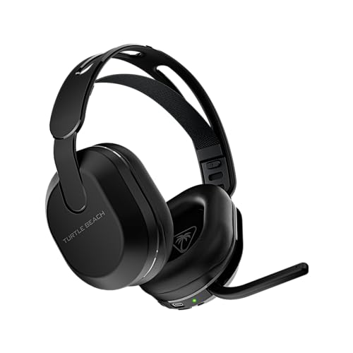 Turtle Beach Stealth 500 Wireless Amplified Gaming Headset for PC, PS5, PS4, Nintendo Switch, & Mobile – 40-Hr Battery, Bluetooth, Memory Foam Cushions, Flip-to-Mute Mic, EQ Presets