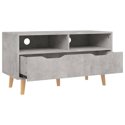 TV Stand, Center Console Storage Cabinet Small Console Table Low Tv Stand Suitable for Office Small Spaces Bedroom Living Room High Gloss White 35.4"x15.7"x19.1" Engineered Wood