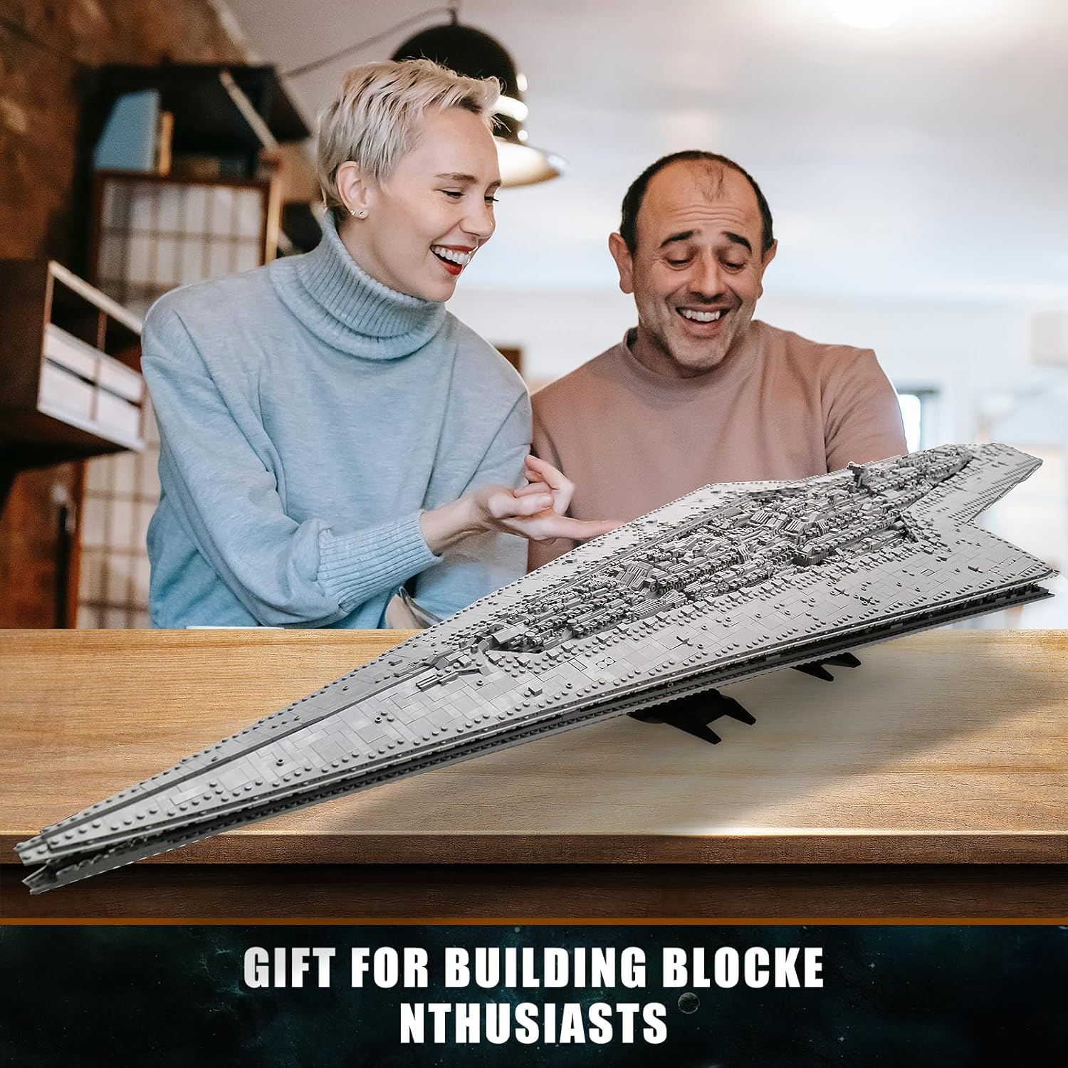 MOC Super Star Destroyer Building Set UCS Executor-Class Star Executor Dreadnought Building Blocks Collectible Set for Adults Model Compatible with Star Wars A New Hope (7588+)