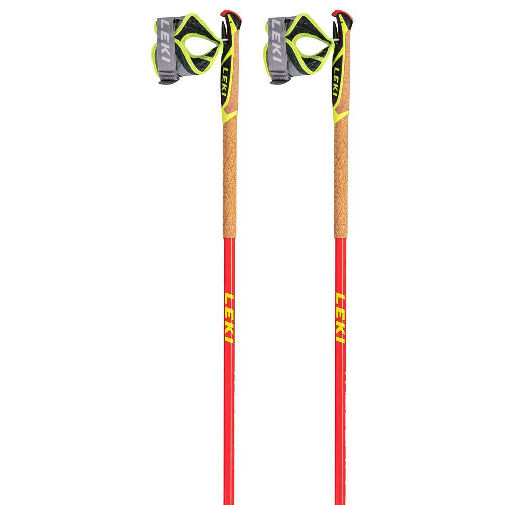 Leki Mezza Race Poles Red (Pair)