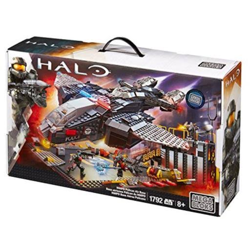 Mega Bloks Halo NMPD Pelican Air Base 1792-Piece Building Set