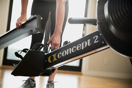 Concept2 RowErg Indoor Rowing Machine - PM5 Monitor, Device Holder, Adjustable Air Resistance, Easy Storage