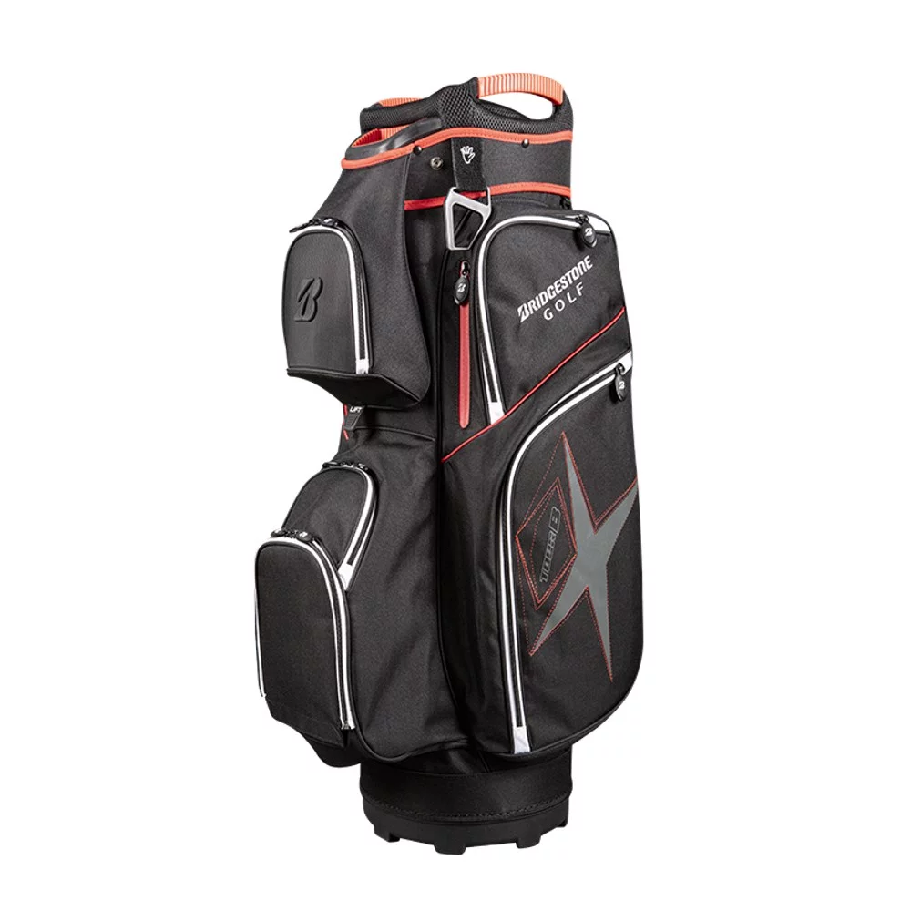 Bridgestone Tour B Cart Bag (14-Way, Black) Golf New - Curated Treasures Market