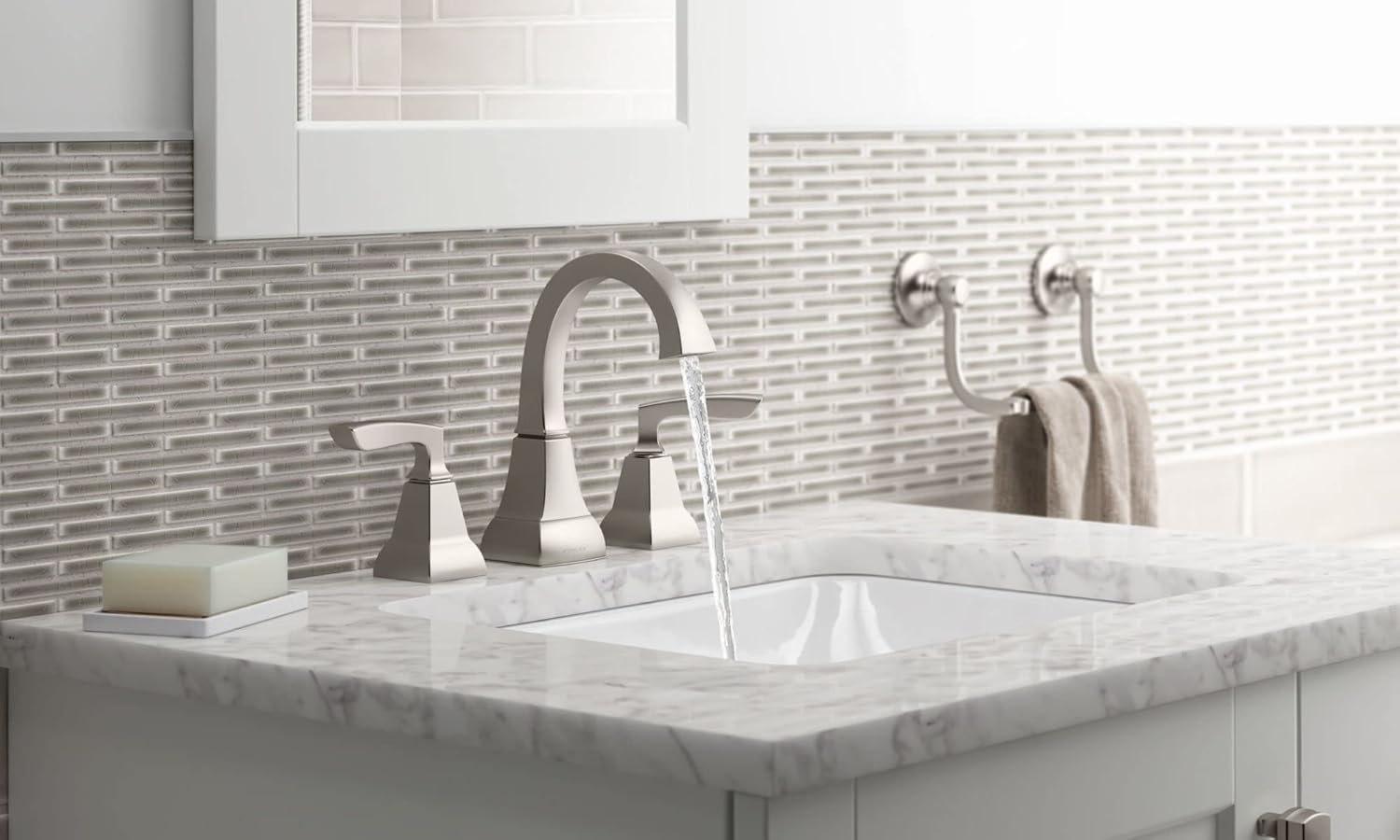 KOHLER K-20000-0 Caxton Under-Mount Bathroom Sink, White