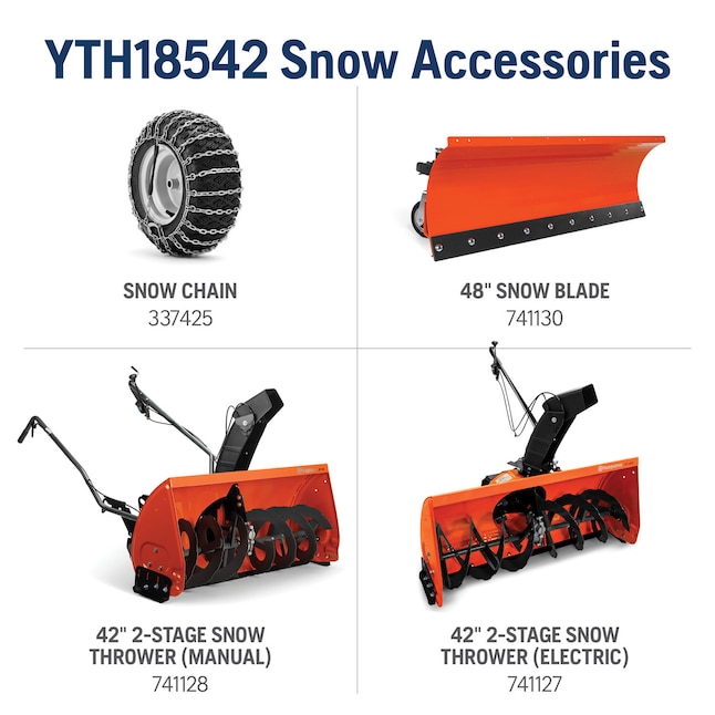 Husqvarna YTH18542 42-in 18.5-HP Gas Riding Lawn Mower