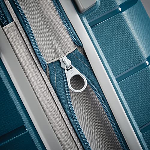 Samsonite Freeform 21-Inch Hardside Carry-On Luggage - Hardshell Carry-On Suitcase - TSA, Airline-Approved - Expandable Hard Shell, Smooth Rolling Spinner Wheels for Lightweight Travel - Navy