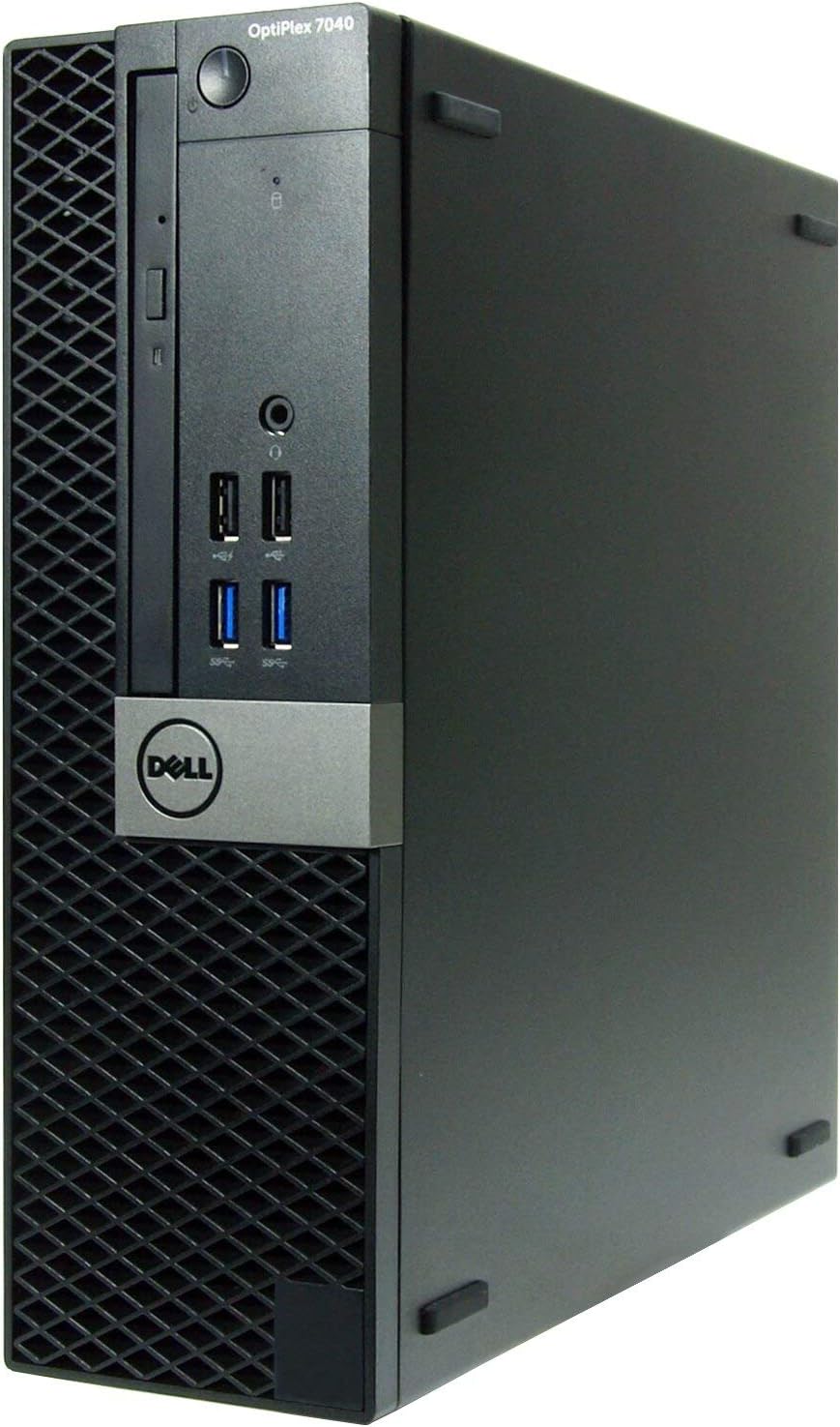 Dell Optiplex 7040 Small Form Desktop, Intel Quad Core i7 6700 3.4Ghz, 32GB DDR4, 512GB NVMe PCIe M.2 SSD, HDMI, Windows 10 (Renewed)