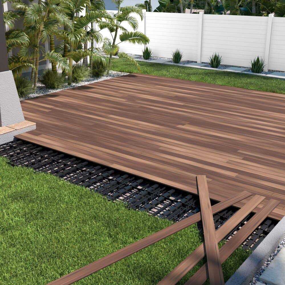 Barrette Outdoor Living InstaDeck 4 ft. x 4 ft. Composite Outdoor Flooring - Shop Hardware Tools Online Store
