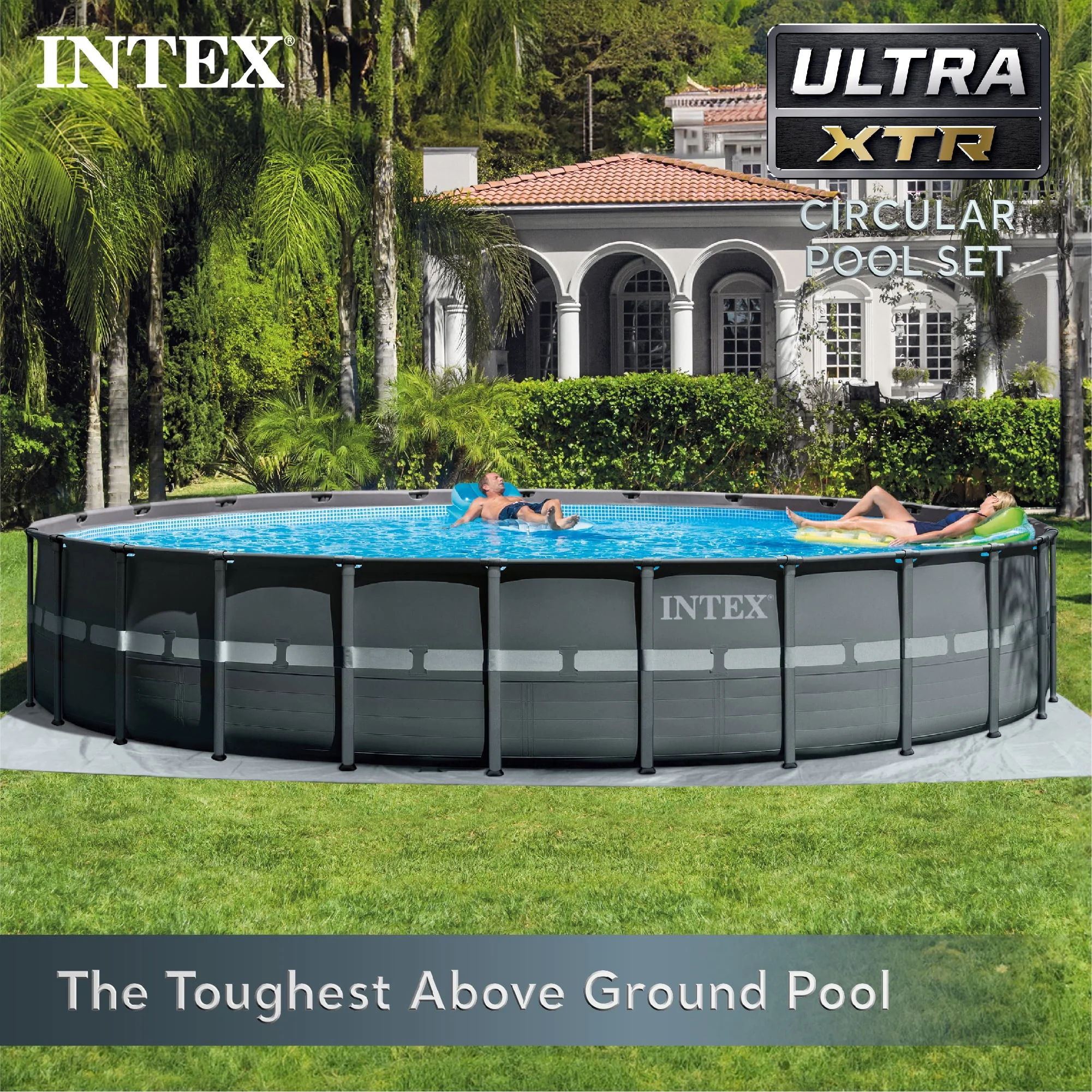 Intex 20' x 48 Ultra XTR Round Frame Above Ground Swimming Pool with Sand Filter Pump
