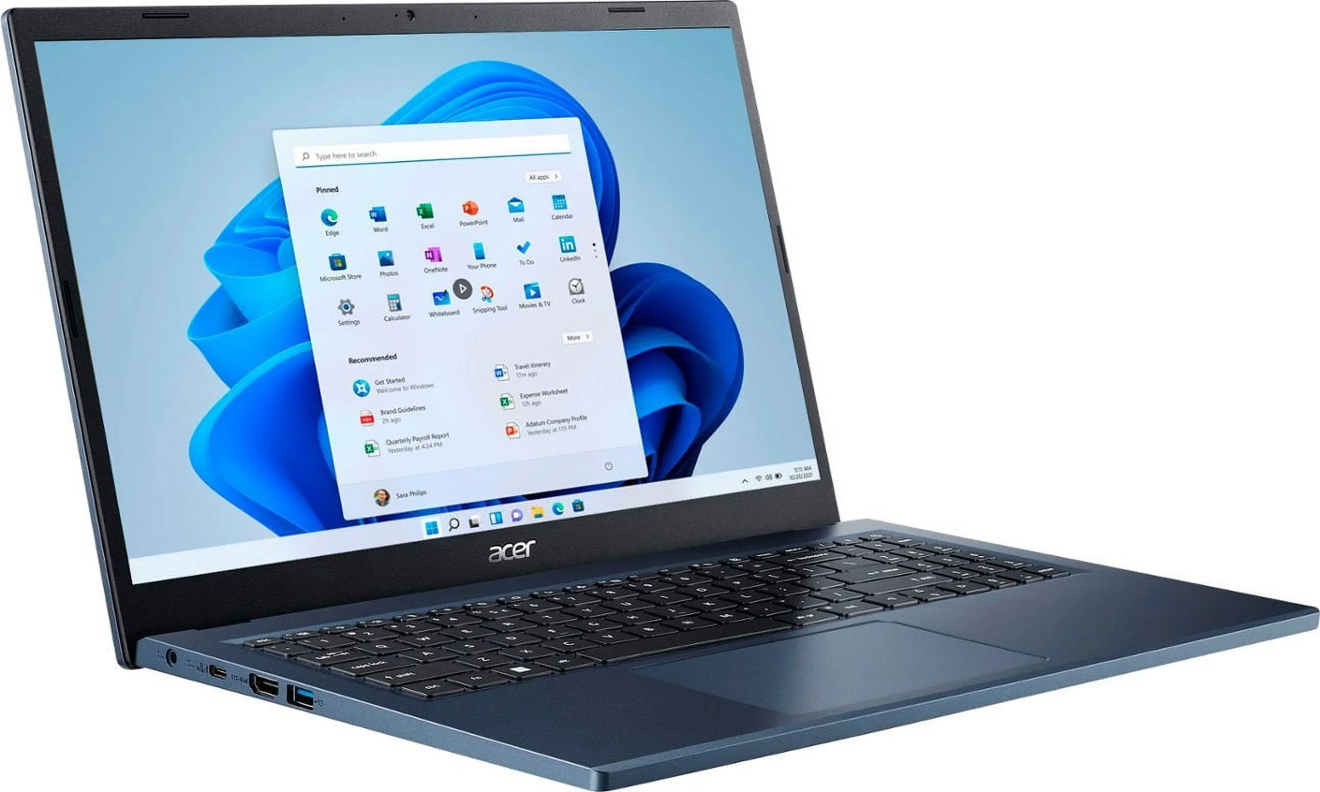 Acer Aspire 3 15.6" Full HD Touchscreen Laptop, AMD Ryzen 5 7520U, 512GB SSD, Windows 11 Home, A315-24PT-R90Z