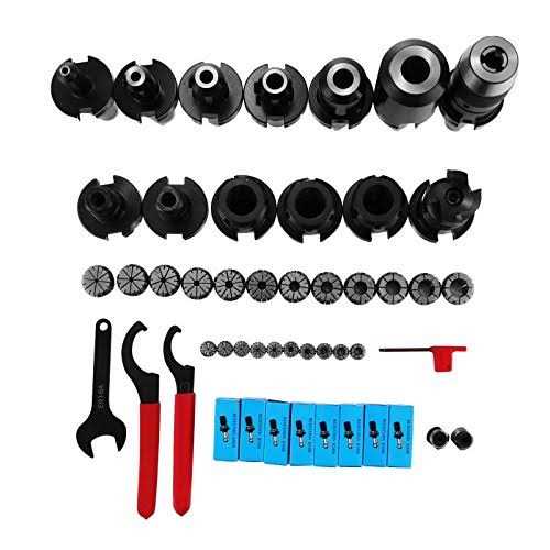 VEVOR Collet Set CAT40 ER32 CAT40 ER16 Spring Steel Collet Chuck Tooling Package for Milling Machine - Shop Hardware Tools Online Store