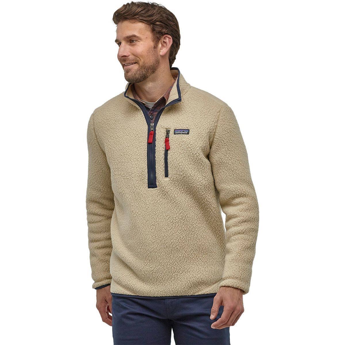Patagonia Men&s Retro Pile Pullover El Cap Khaki M