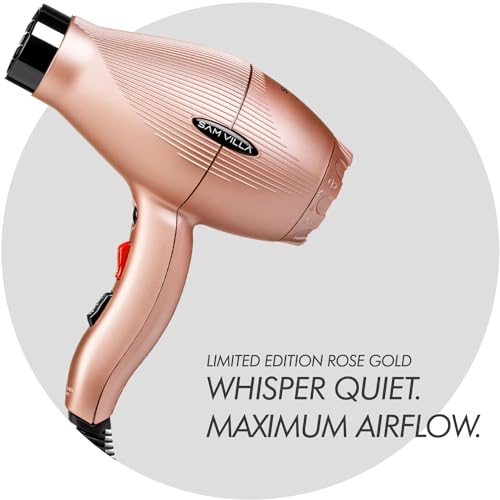 Sam Villa Lightweight & Quiet Ionic Professional Hair Dryer With Variable Speed & Temperature