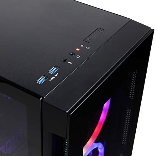 CYBERRPOWERPC Gamer Xtreme VR Gaming PC, Intel Core i5-11600KF 3.9GHz, GeForce RTX 3060 12GB, 16GB DDR4, 500GB PCI-E NVMe SSD, 1TB HDD, WiFi Ready & Win 11 Home (GXiVR8480A11), Black