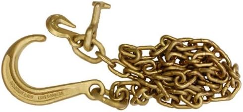 5/16''x6' J Hook Tow Chain Sports T & J Grade 70 Pack of 2