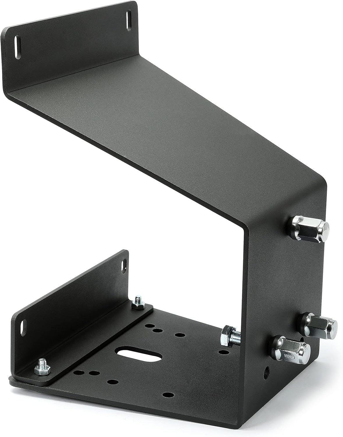 KUAFU Spare Tire Carrier Mount Compatible with 1987-1995 YJ, 1997-2006 TJ and 2004-2006 Wrangler LJ Models Heavy Duty Textured Black