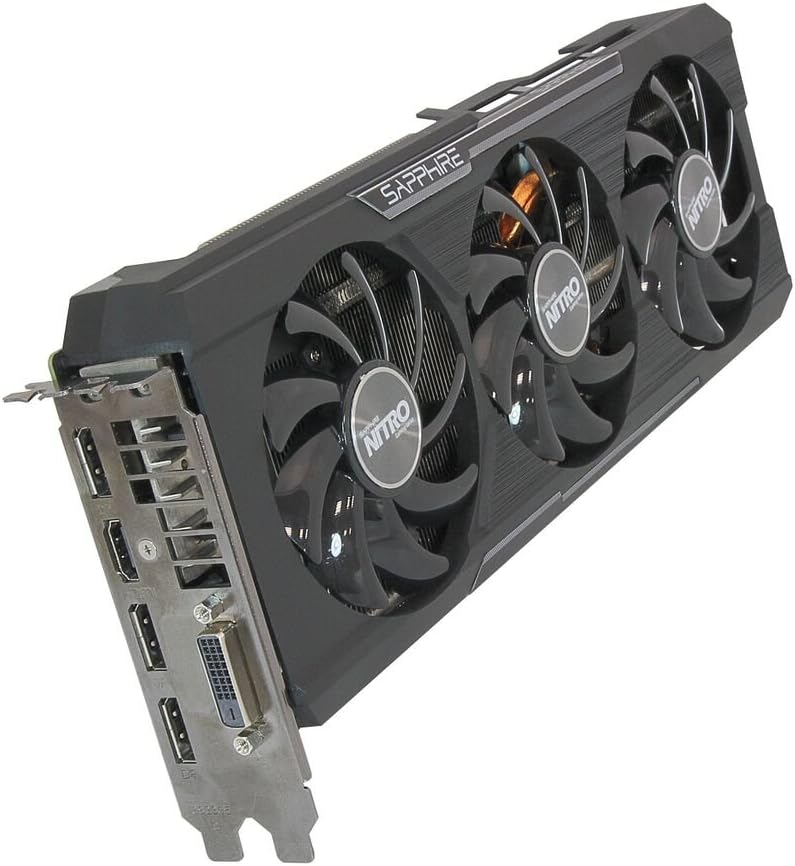 Sapphire Radeon Nitro R9 390 8GB GDDR5 DVI-D/HDMI/Triple DP Tri-X OC Version (UEFI) PCI-E Graphics Card 11244-00-20G