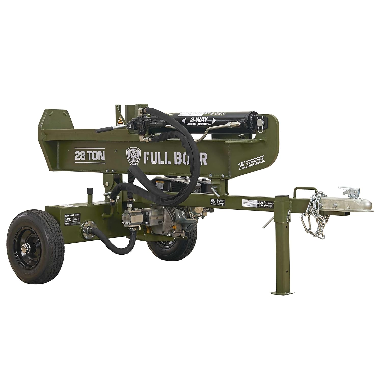 28 Ton Log Splitter-Full Boar Engine 212cc (49 State)