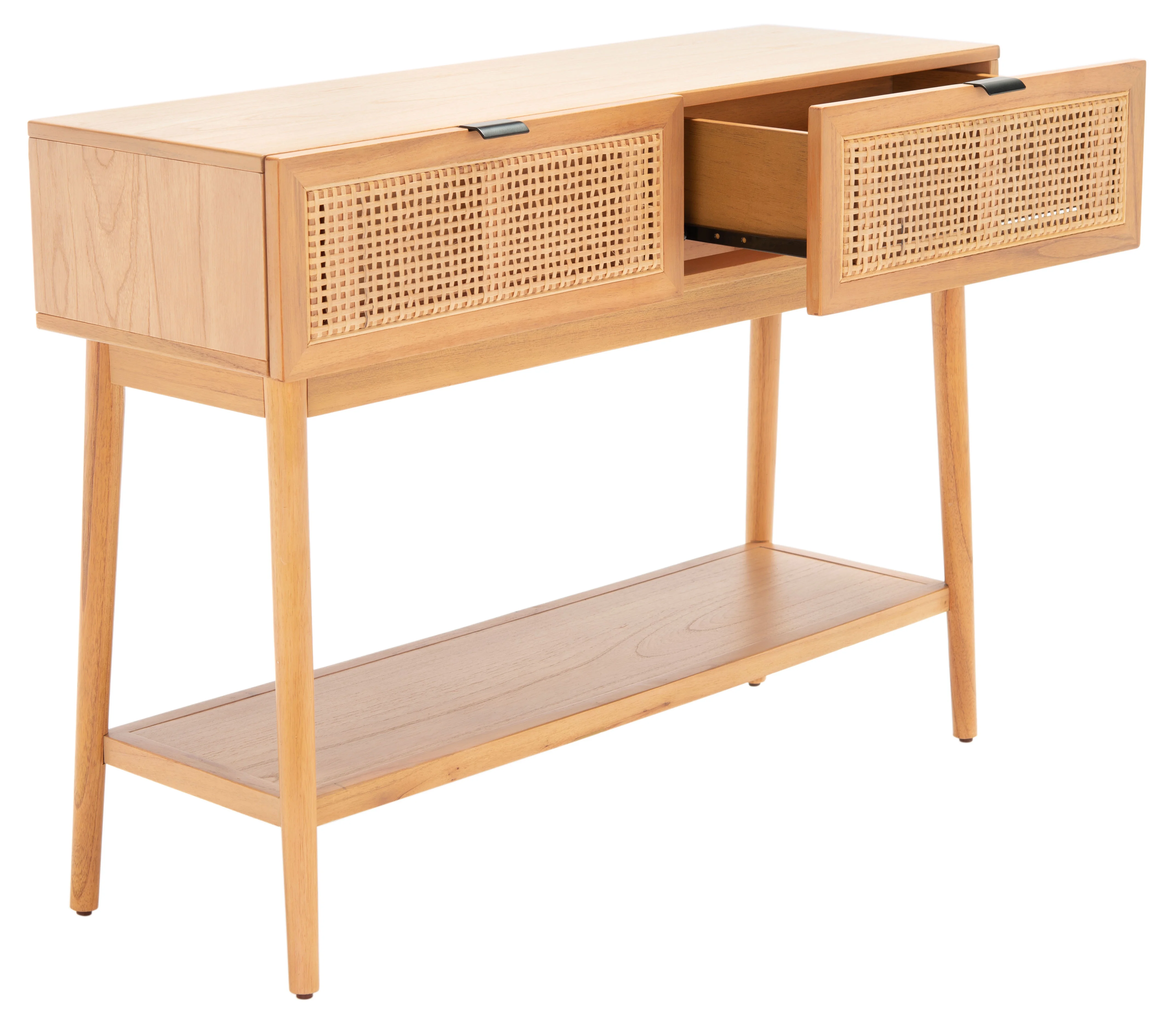 SAFAVIEH Baisley Amish Natural Wood Console Table with Drawer (42 in. W x 14 in. D x 31 in. H)