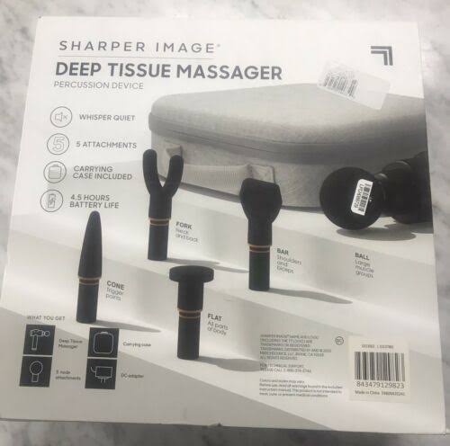 Sharper Image Deep Tissue Percussion Pro Massager