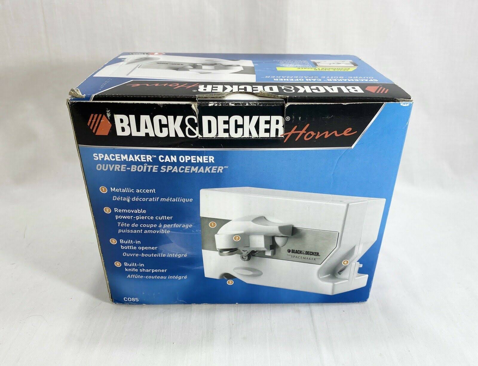 Black & Decker CO85 Spacemaker Can Opener, White