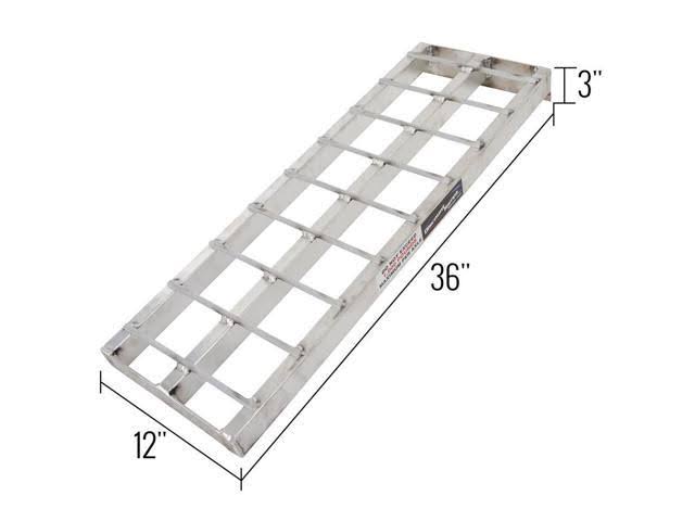 60x22 x 54x22 Snowmobile Loading Ramp with Center Extension Track