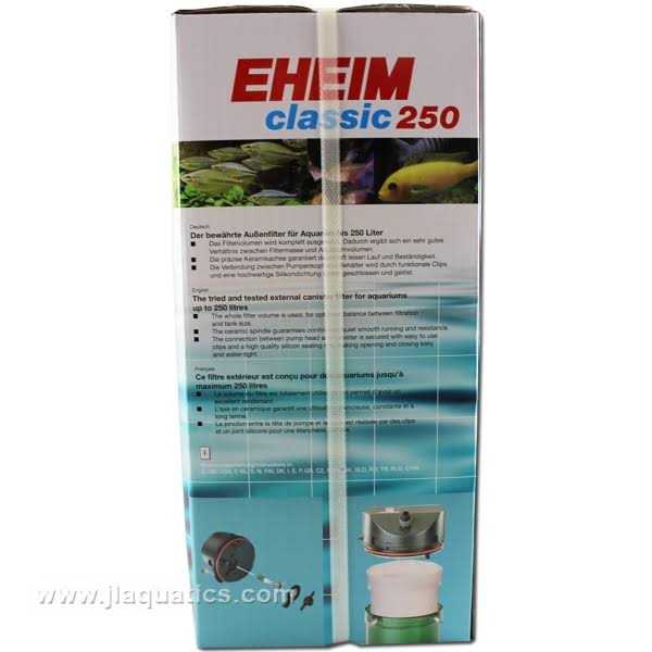 Eheim External Canister Filter Classic 250 - Pet Supplies online store