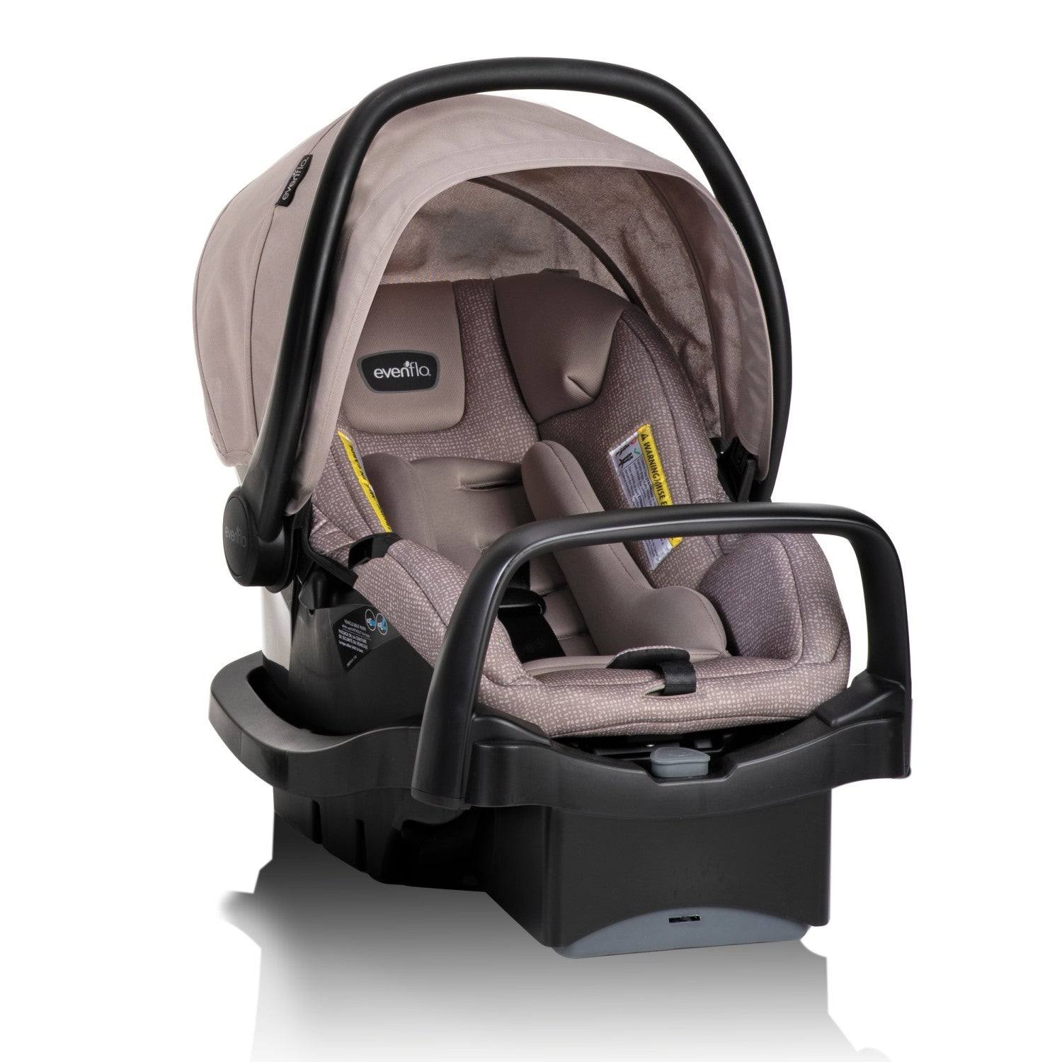 Evenflo Pivot Modular Travel System with SafeMax Infant Car Seat - Sandstone