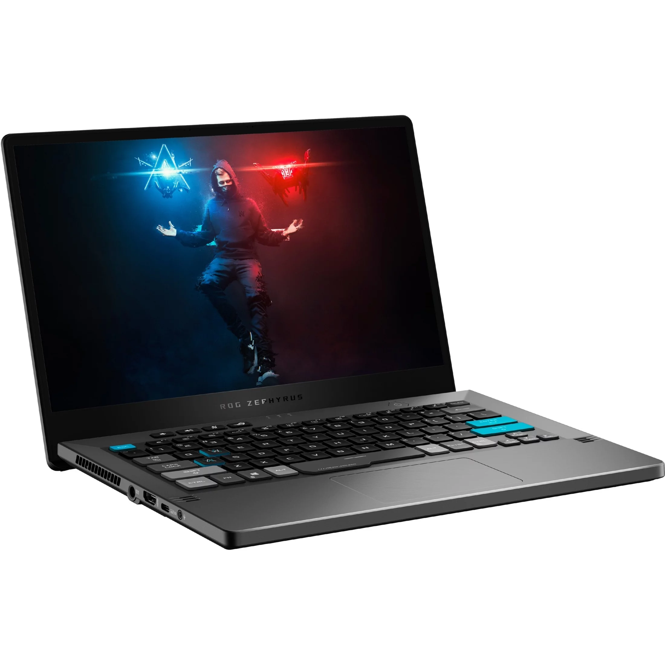 ASUS - Zephyrus G14 AW SE 14" WQHD Gaming Laptop - Ryzen 9 5900HS - 16GB - NVIDIA GeForce RTX 3050 Ti - 1TB SSD - Gray GA401QEC-K2064T Notebook