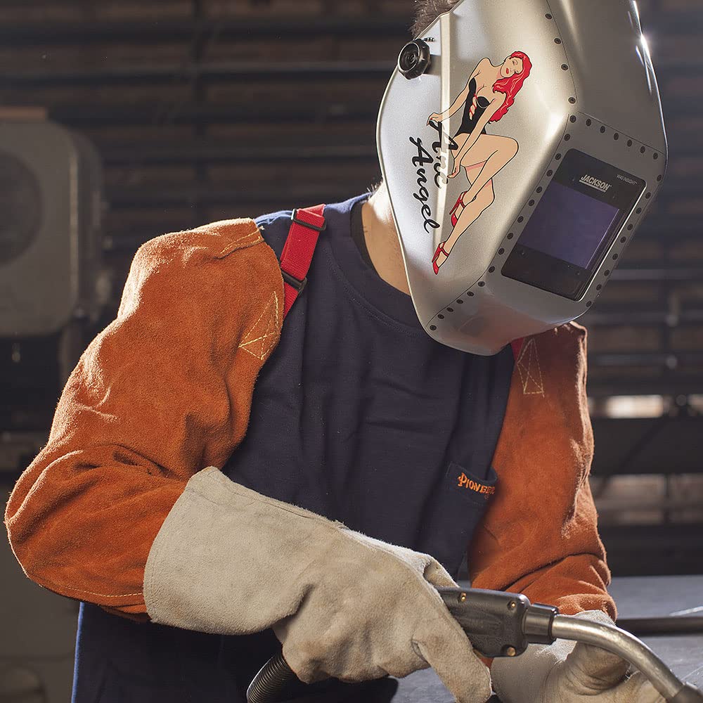 Jackson Safety HLX Welding Hood with TrueSight II Digital Variable ADF Balder Technology - Lightweight Auto Darkening Welding Helmet - ANSI Z87.1