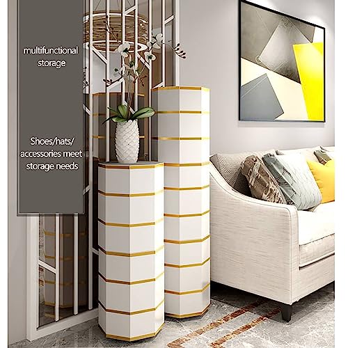 Rotating Shoe Rack Tower 360° Rotating Shoe Cabinet Round Shoe Rack Organizer Tower Shoe Rack Creative Rotating Shoe Cabinet Staircase Storage Vertical Living Room Home Shoe Rack Shoe Ca