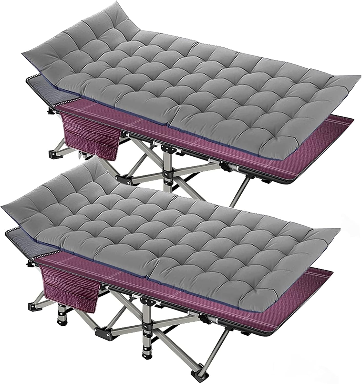 Folding Camping Cots for Adults Heavy Duty cot with Carry Bag, Portable Sleeping Bed for Camp Office Use Outdoor Cot Bed for Traveling