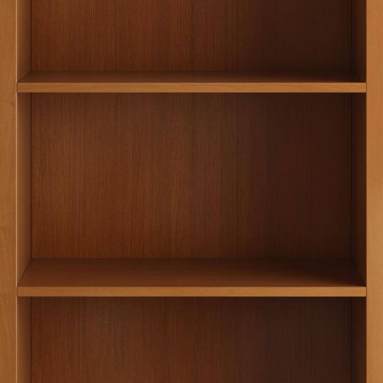 Simpli Home Amherst Solid Wood 5 Shelf Bookcase in Black