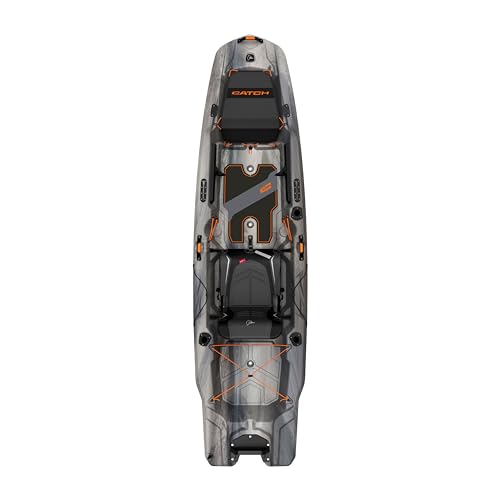Pelican Catch Mode 110 Premium Angler Kayak - Fishing Kayak with Lawnchair - 10.5 ft