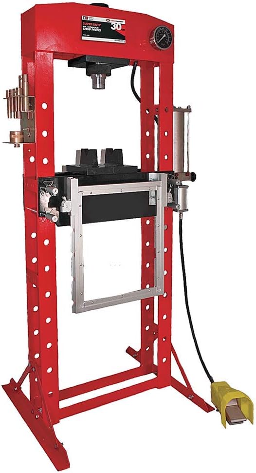 AFF Super Duty Hydraulic Shop Press, 20 Ton Capacity, 35"W x 64"H, 850ASD