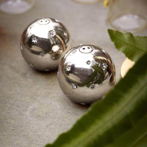 L&Objet Stars Spice Jewels Salt u0026 Pepper Shakers - Platinum