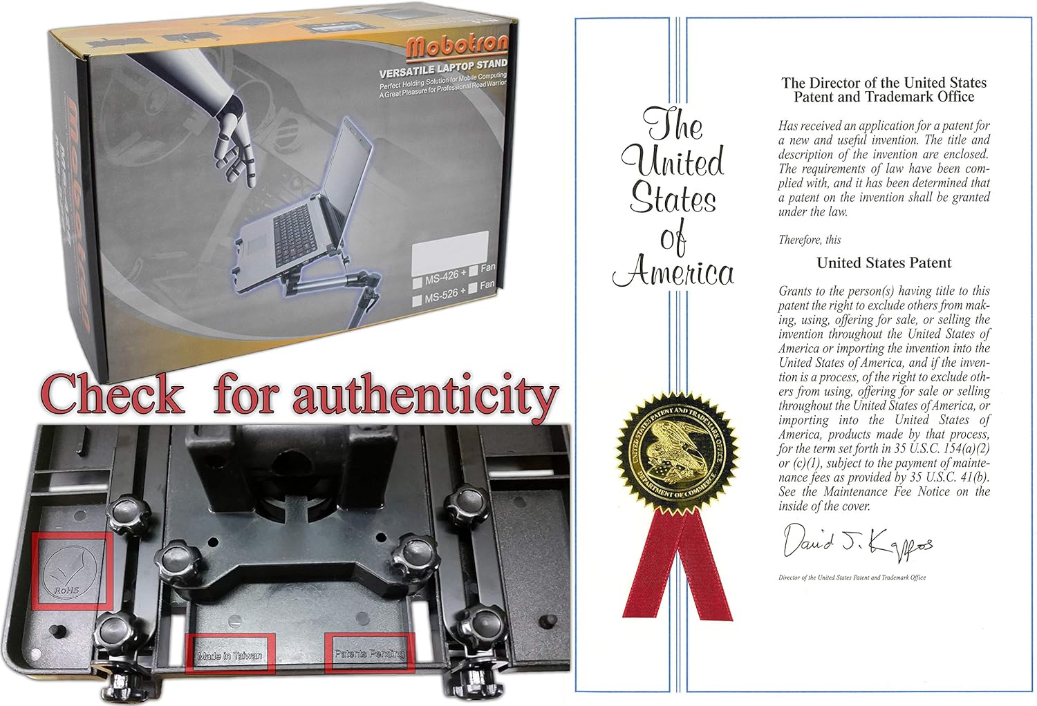 Mobotron MS-526 Heavy-duty Car VAN SUV iPad Laptop Mount Stand Holder