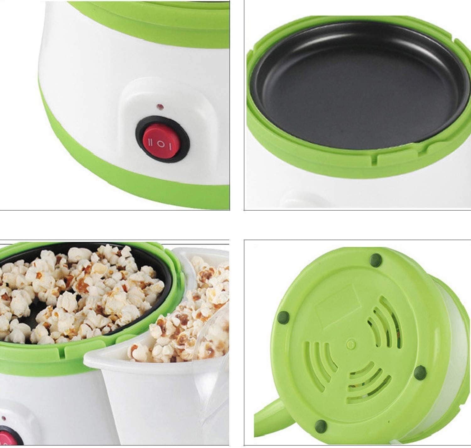 popcorn maker Multifunction Electric Popcorn Machine, Egg Boiler Steamer Eggs Omelette Frying Pan Corn Popcorn maker,Home Party Snack
