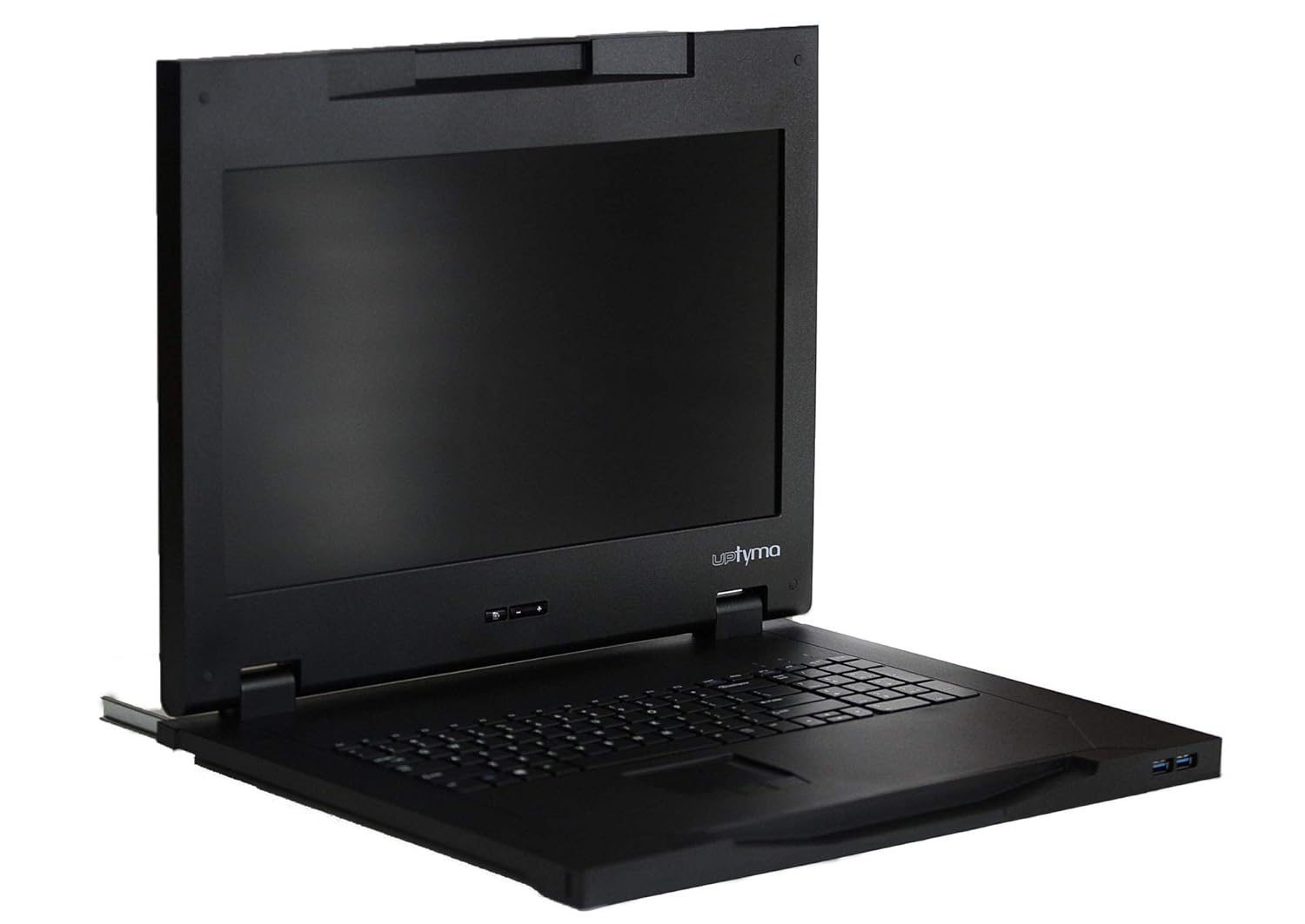 KVM Console 17.3 Full HD - 1U Rackmount Console Rack - Server Rack Mount Monitor with 1920 x 1080 Resolution - Rackmount Monitor with VGA & Display Port by Uptyma