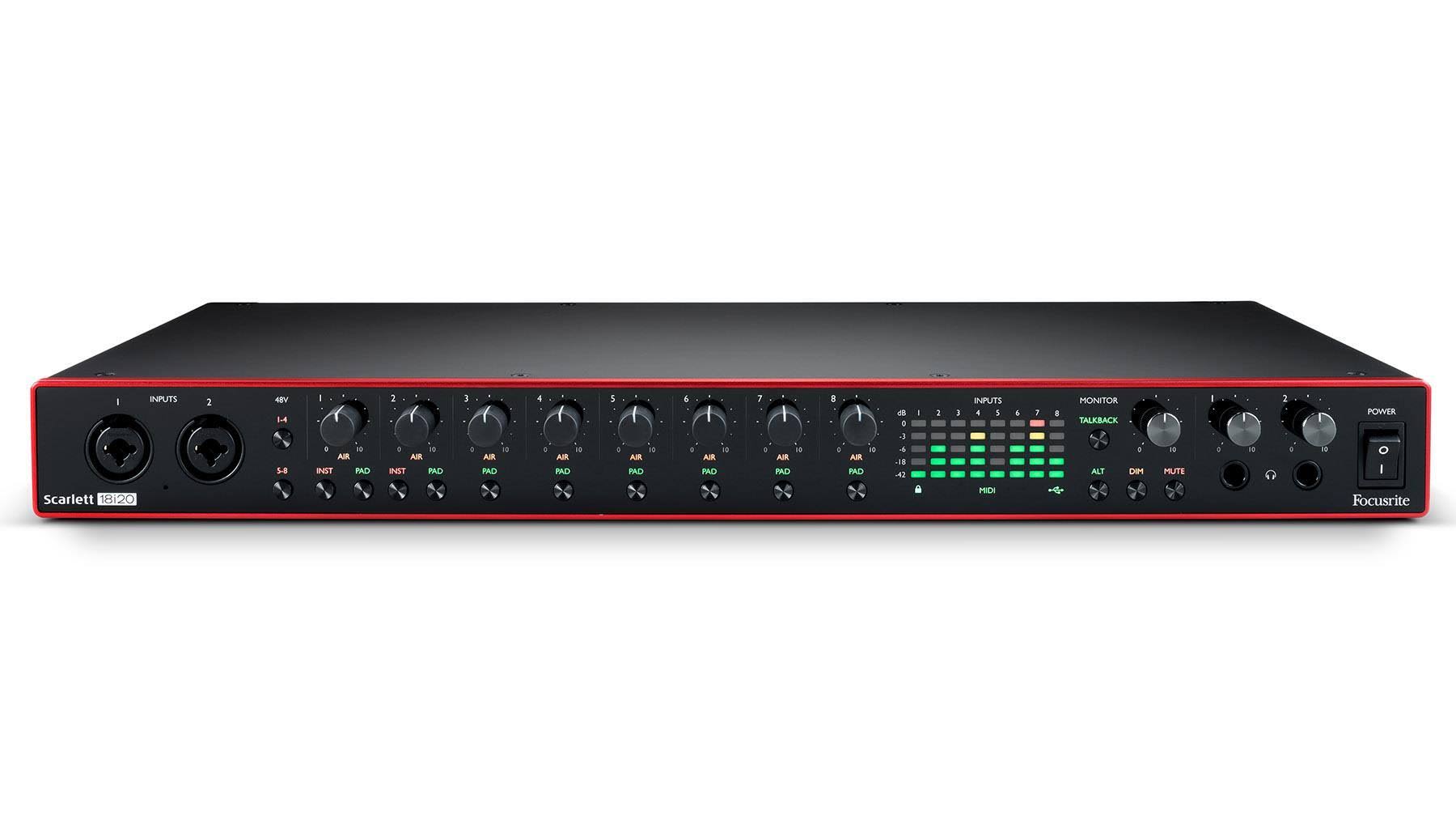 Focusrite Scarlett 18i20 (3rd Gen) USB Audio Interface
