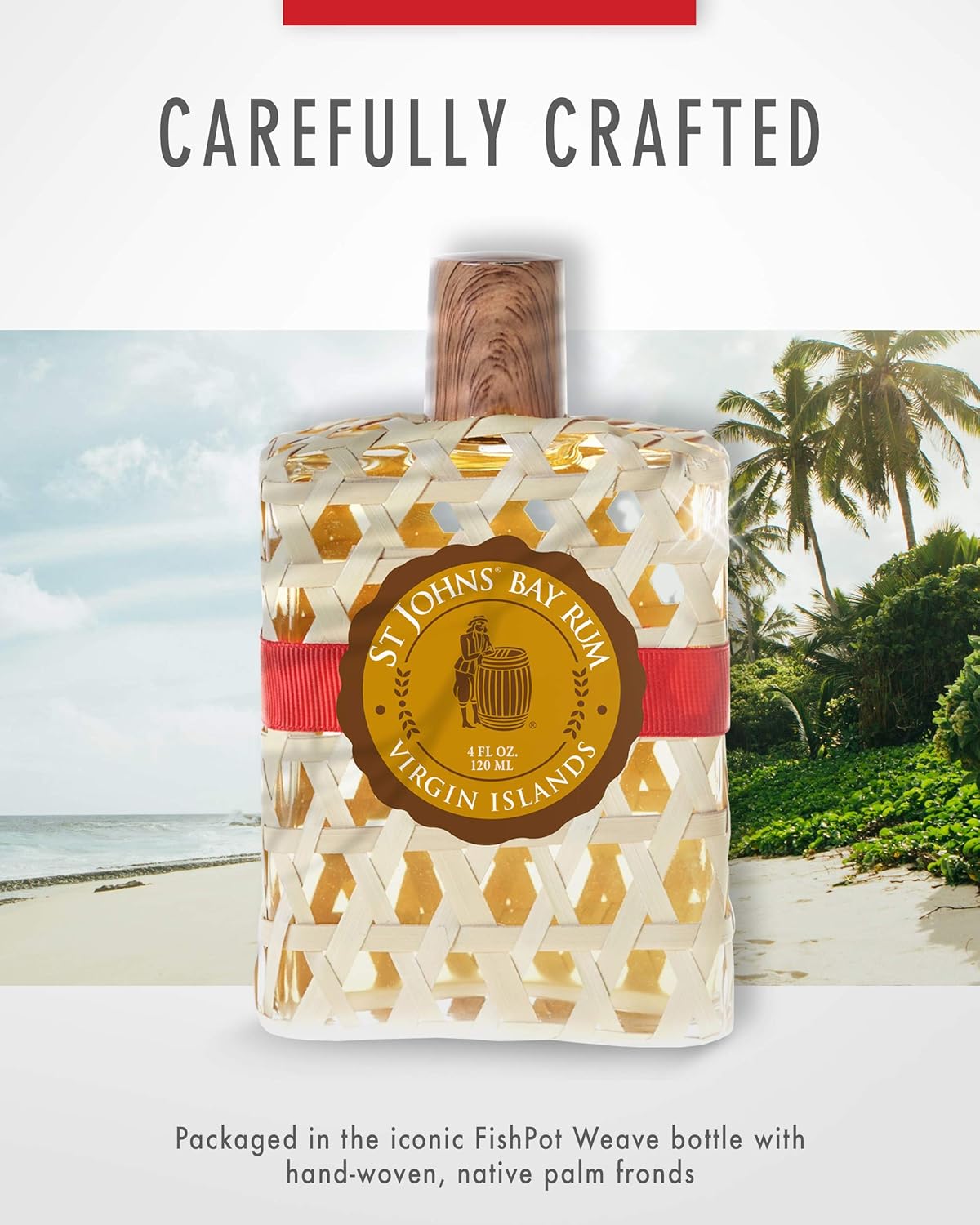 St Johns Bay Rum Aftershave and Cologne | Made with Bay Leaves from the Virgin Islands | Best Selling Bay Leaf After Shave Fragrance for Men | (4 oz Splash Bottle ) Pack of 2