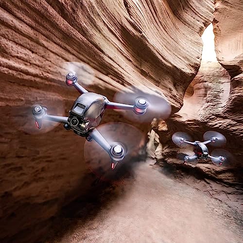 DJI FPV Explorer Combo (Goggles Integra), FPV Drone with Camera for Immersive Flight Experience, 4K/60fps, 10km HD Low-Latency Video Transmission, Emergency Brake and Hover, FAA Remote ID Compliant (Renewed)