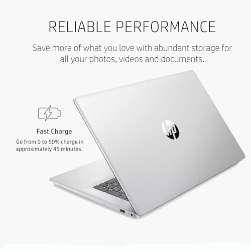 HP 17.3" Touchscreen Laptop Latest for Student and Business - Intel Pentium N5030(4-core) Processor, 16GB RAM, 1TB SSD, 10h Long Battery Life, Wi-Fi, HD Webcam, Numeric Keypad, Windows 11 Home in S