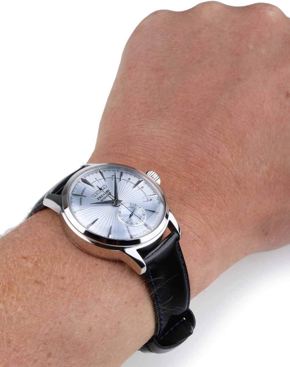 SEIKO PRESAGE Power Reserve Ice Blue Cocktail Time"Sky Diving" SSA343J1