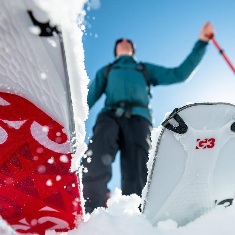 G3 Alpinist+ Universal Climbing Skins - 115 mm Red L