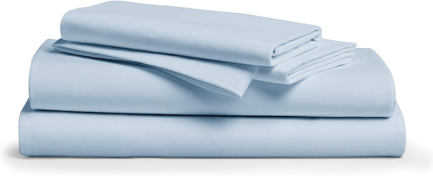 Carressa Linen 1000 Thread Count 100% Long Staple Soft Egyptian Cotton Sheet Set, 4 Piece Set, California King Sheets, Upto 17" Deep Pocket, Smooth & Soft Sateen Weave, Luxury Bedding, Blush